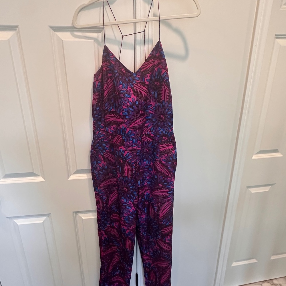 j.Crew silk jumpsuit. Size 0.